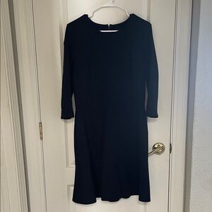 Banana Republic Classic Black Long Sleeve Dress